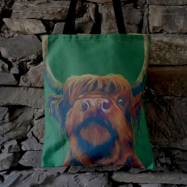 highland cow  bag