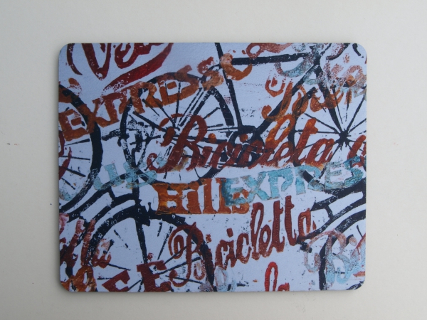 Jumble bike mouse mat