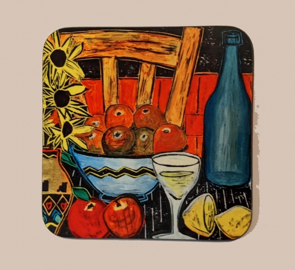 White wine coaster