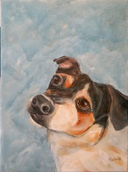 5. Pet portraits in mixed media art workshop