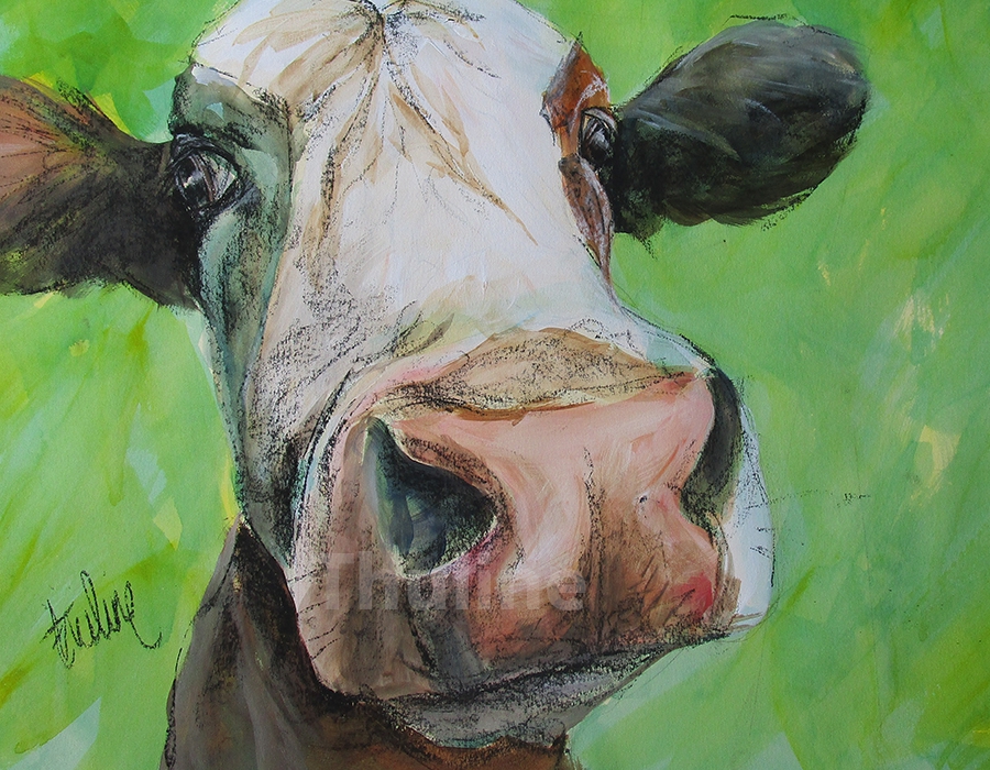 Art 12. Animals in Mixed media