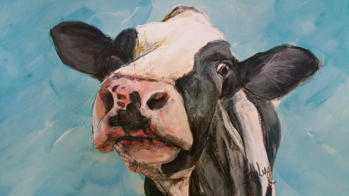 Art 12. Animals in Mixed media